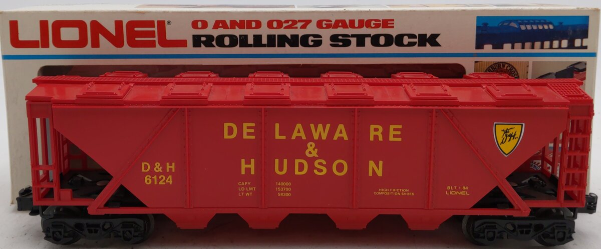 Lionel 6-6124 Delaware & Hudson Covered Hopper #6124 EX/Box
