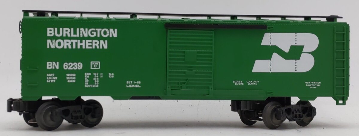 Lionel 6-6239 O Gauge Burlington Northern Standard Boxcar #6239 EX/Box