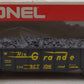 Lionel 6-9144 O Gauge Denver & Rio Grande Western Gondola w/ Coal Load #9144 LN/Box