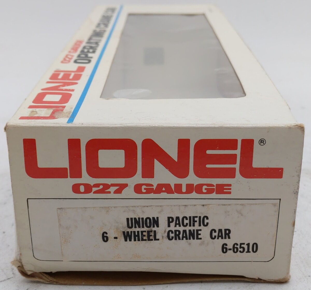 Lionel 6-6510 O Gauge Union Pacific 6 Wheel Crane Car EX/Box