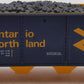 Lionel 6-6100 O Gauge Ontario Northland Uncovered Quad Hopper w/ Coal load EX/Box