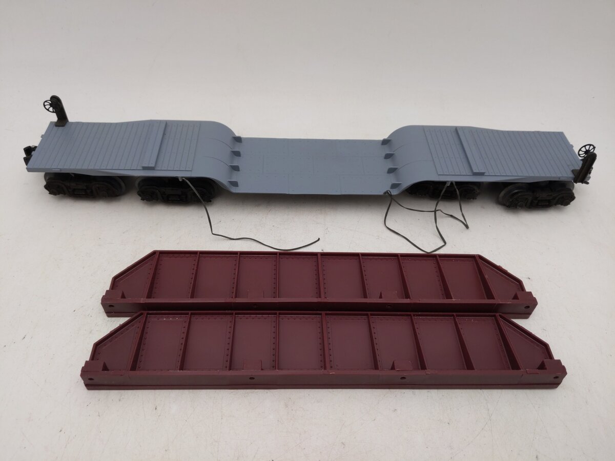 Lionel 6-6509 O Gauge 16 Wheel Flatcar with Girder Load EX