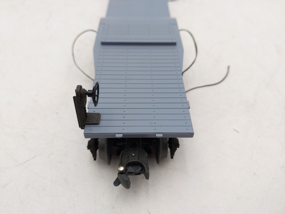 Lionel 6-6509 O Gauge 16 Wheel Flatcar with Girder Load EX