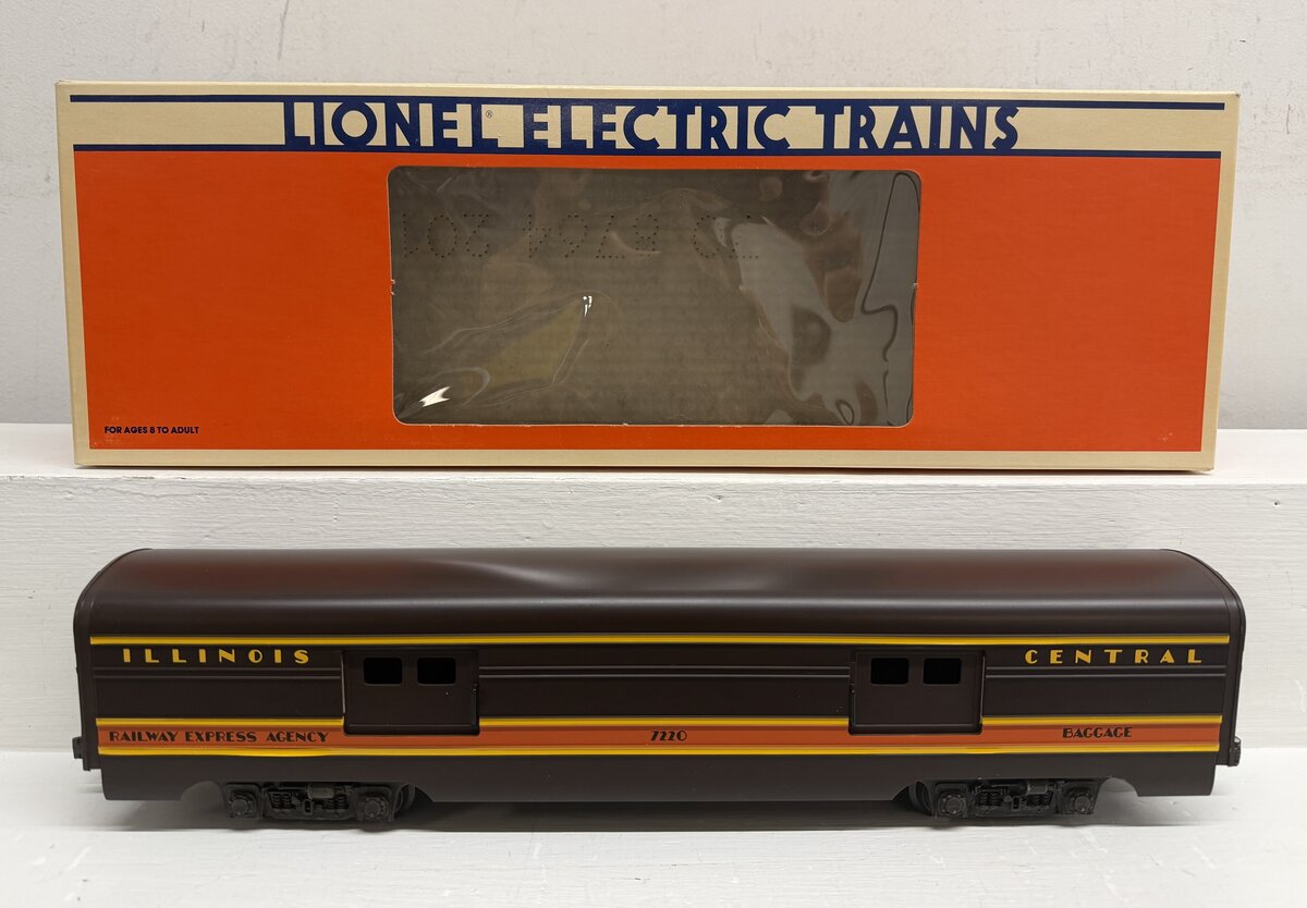 Lionel 6-7220 O Gauge Illinois Central Baggage Car #7220 EX/Box