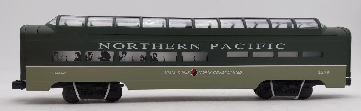 Lionel 6-19169 O Gauge Northern Pacific Full Vista Dome Diner Car LN/Box