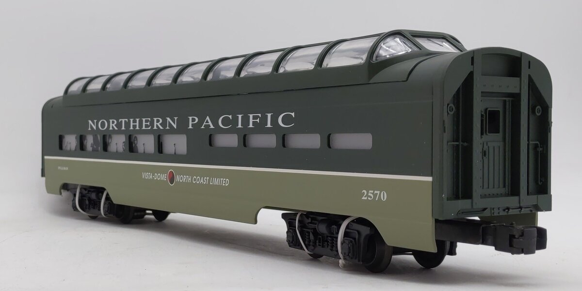 Lionel 6-19169 O Gauge Northern Pacific Full Vista Dome Diner Car LN/Box