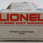 Lionel 6-6101 O Gauge Burlington Northern Uncovered Hopper LN/Box