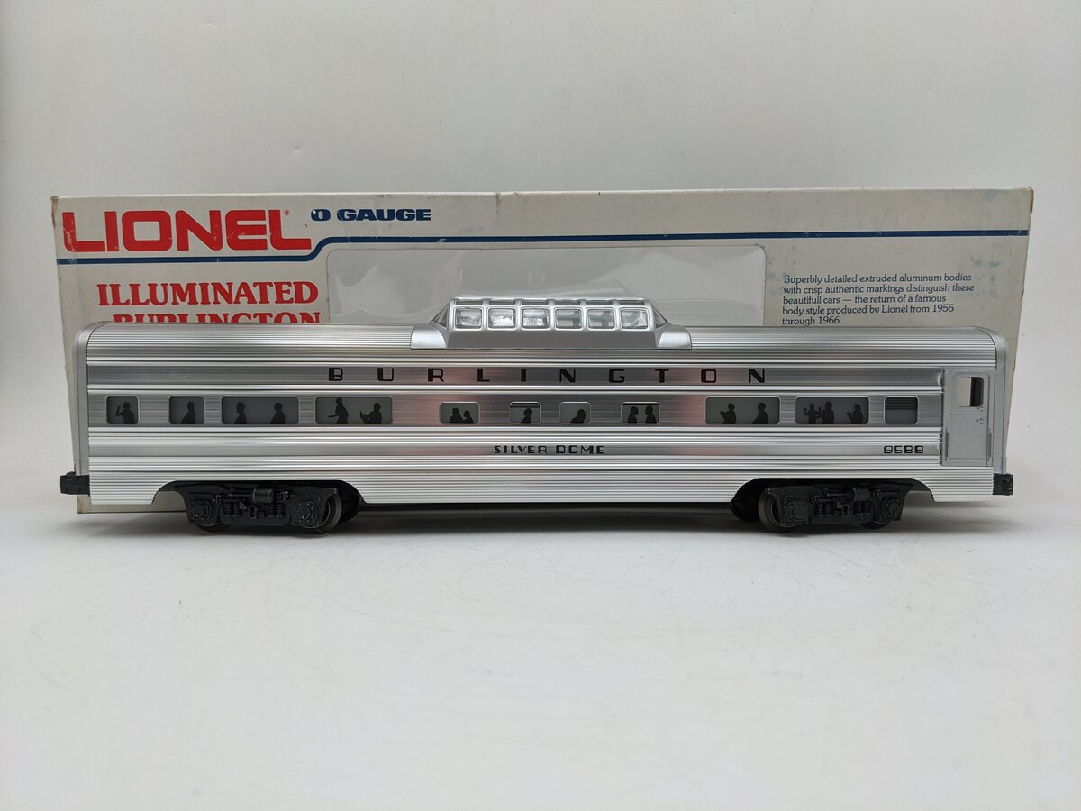 Lionel 6-9588 O Gauge Burlington Aluminum 