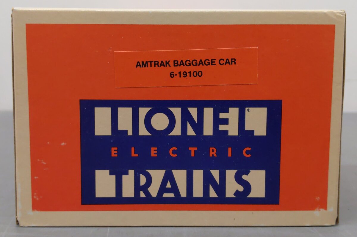 Lionel 6-19100 O Gauge Amtrak Aluminum Baggage Passenger Car #9100 EX/Box
