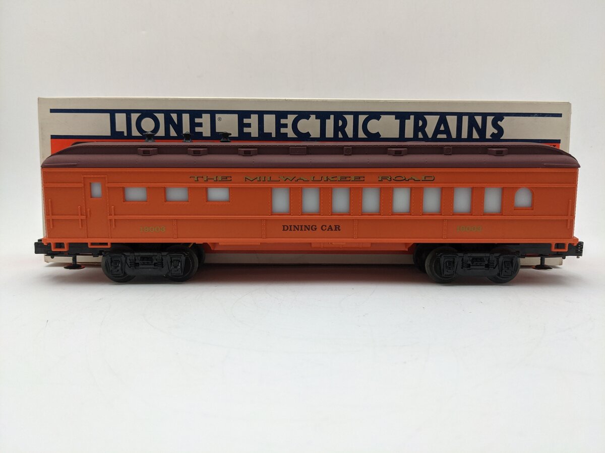 Lionel 6-19003 O Gauge Milwaukee Road Dining Car EX/Box