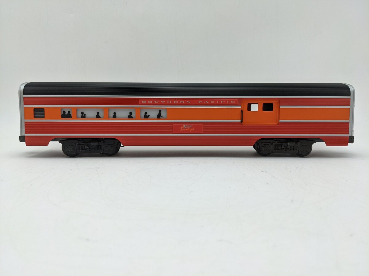 Lionel 6-9590 O Gauge Southern Pacific Daylight Illuminated Aluminum Combo Car EX/Box