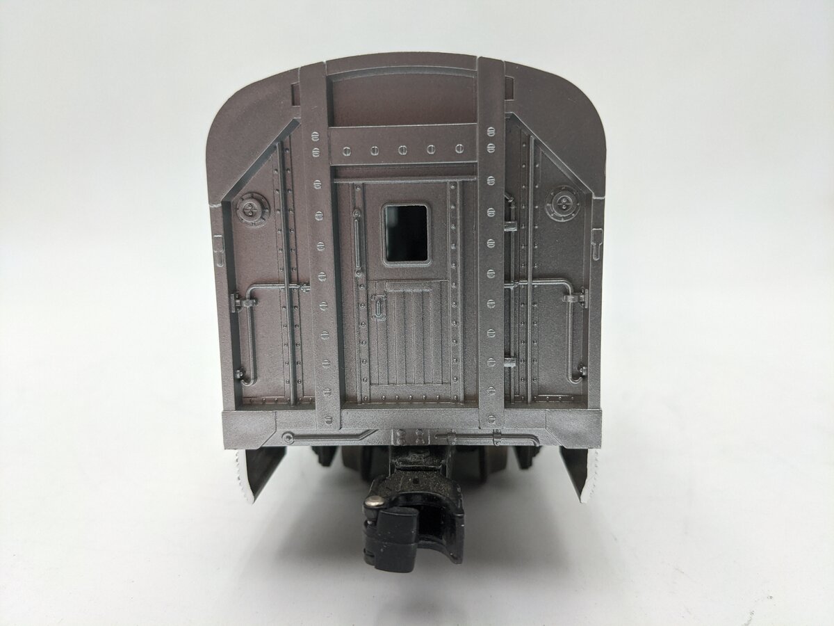 Lionel 6-9576 O Gauge Burlington "Silver Pouch" Aluminum Baggage Car EX/Box
