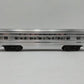 Lionel 6-9578 O Burlington "Silver Gladiola" Aluminum Passenger Car EX/Box