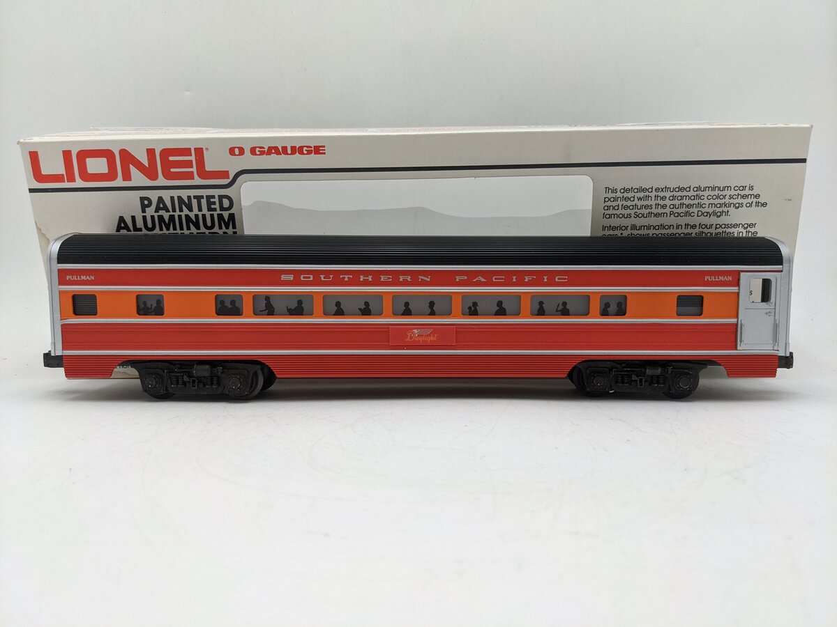 Lionel 6-9591 O Gauge Southern Pacific Daylight Aluminum Passenger Car EX/Box