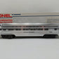 Lionel 6-9580 O Gauge Burlington Aluminum "Silver Veranda" Observation Car EX/Box