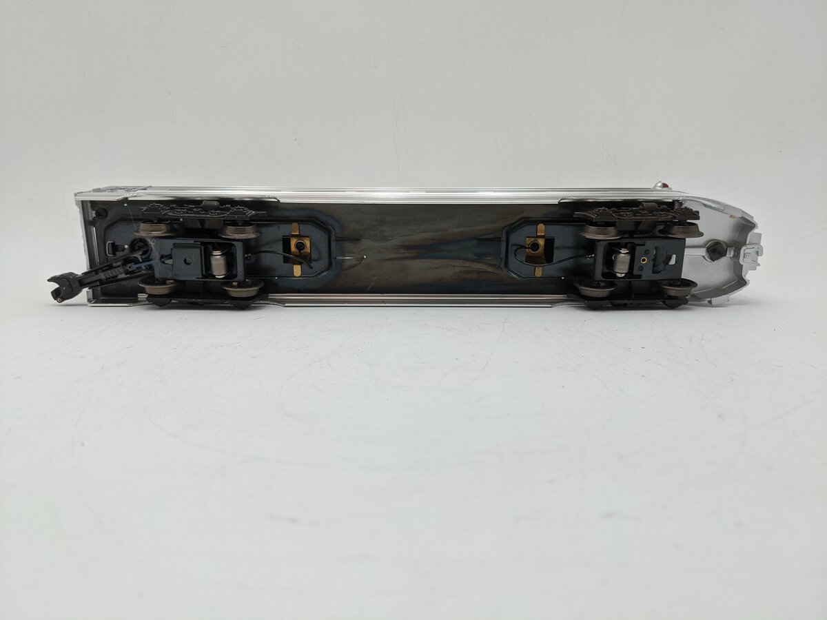 Lionel 6-9580 O Gauge Burlington Aluminum "Silver Veranda" Observation Car EX/Box