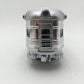 Lionel 6-9580 O Gauge Burlington Aluminum "Silver Veranda" Observation Car EX/Box