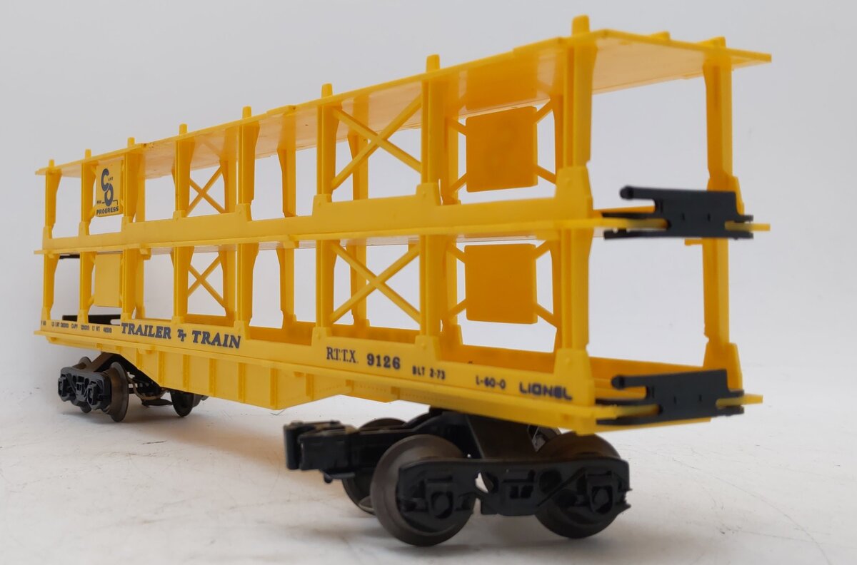Lionel 6-9126 O Gauge Chesapeake and Ohio Auto Carrier EX