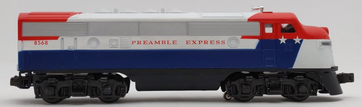 Lionel 6-8568 O Gauge Preamble Express F3 A Diesel Locomotive #8568 LN/Box