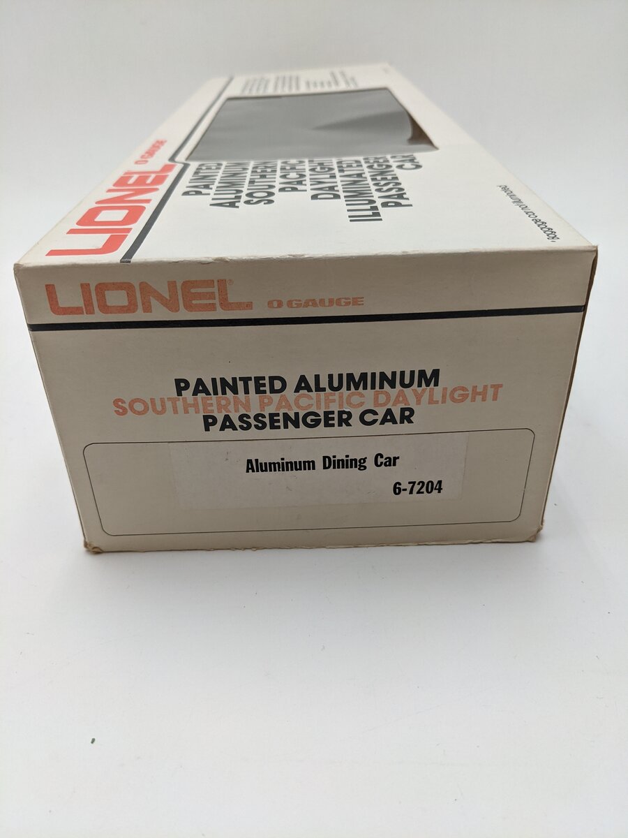 Lionel 6-7204 O Gauge Southern Pacific Daylight Aluminum Dining Car EX/Box