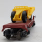 Lionel 6-9121 Louisville & Nashville Flatcar with Dozer & Scraper EX