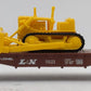 Lionel 6-9121 Louisville & Nashville Flatcar with Dozer EX