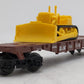 Lionel 6-9121 Louisville & Nashville Flatcar with Dozer EX