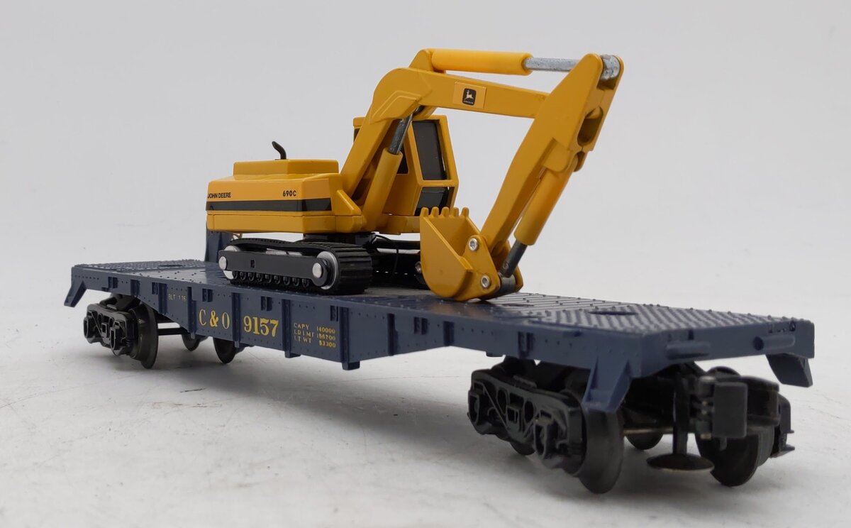 Lionel 6-9157 Chesapeake & Ohio Flatcar W/ Excavator EX