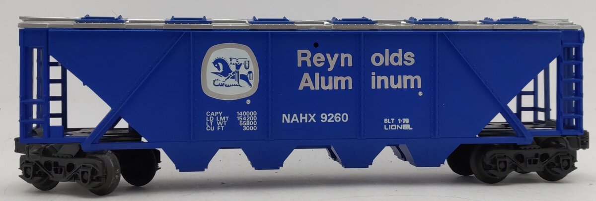 Lionel 6-9260 O Gauge Reynolds Billboard Covered Hopper #9260 EX