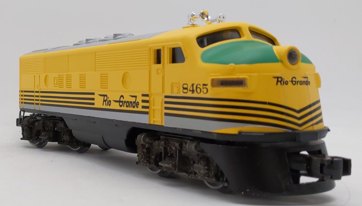 Lionel 6-8465 O Gauge Rio Grande F3A Dummy Diesel Locomotive EX/Box