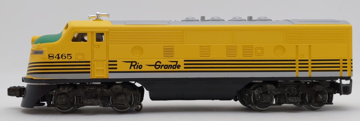 Lionel 6-8465 O Gauge Rio Grande F3A Dummy Diesel Locomotive EX/Box