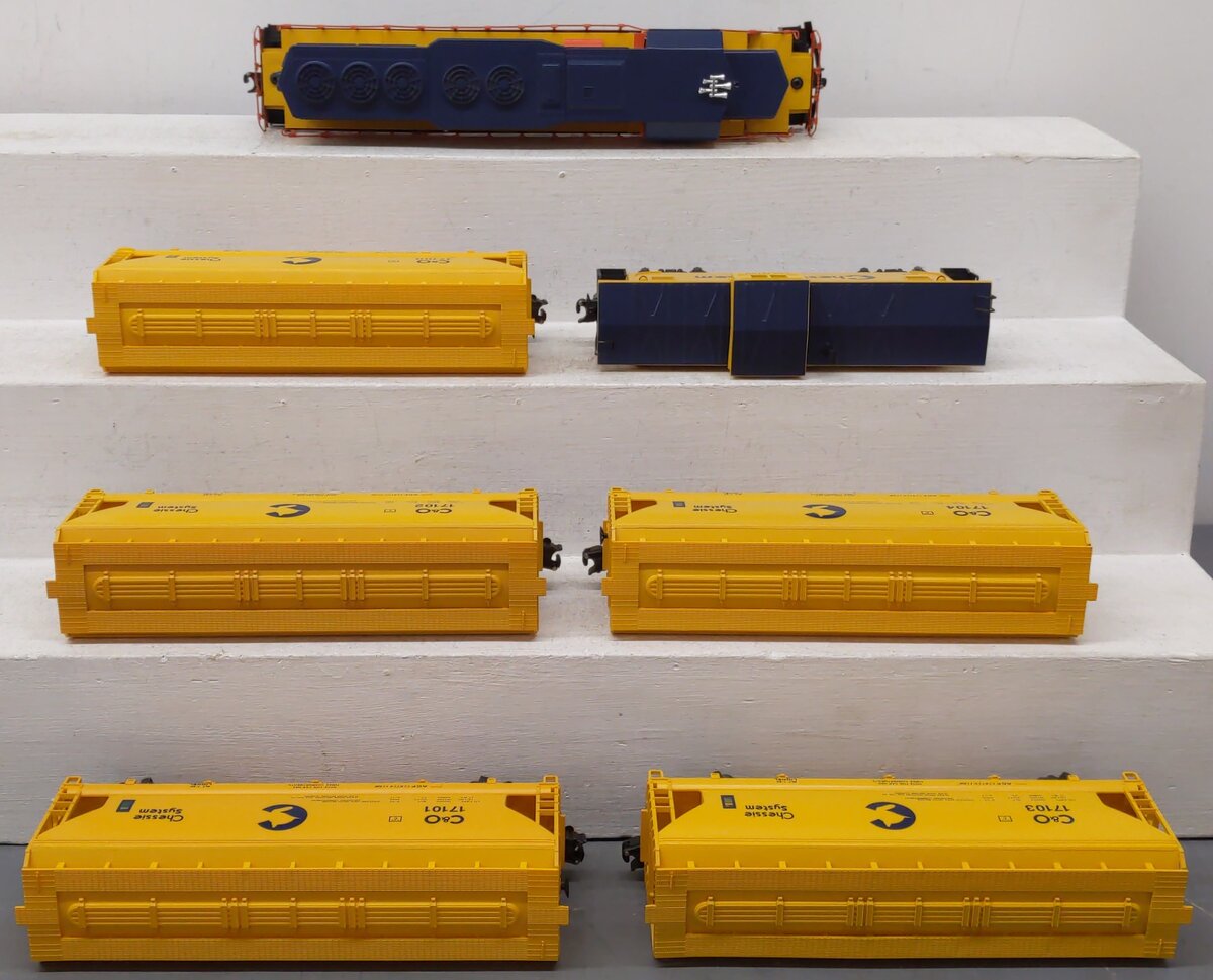 Lionel 6-11705 O Gauge Chessie System Diesel Freight Train Set EX/Box