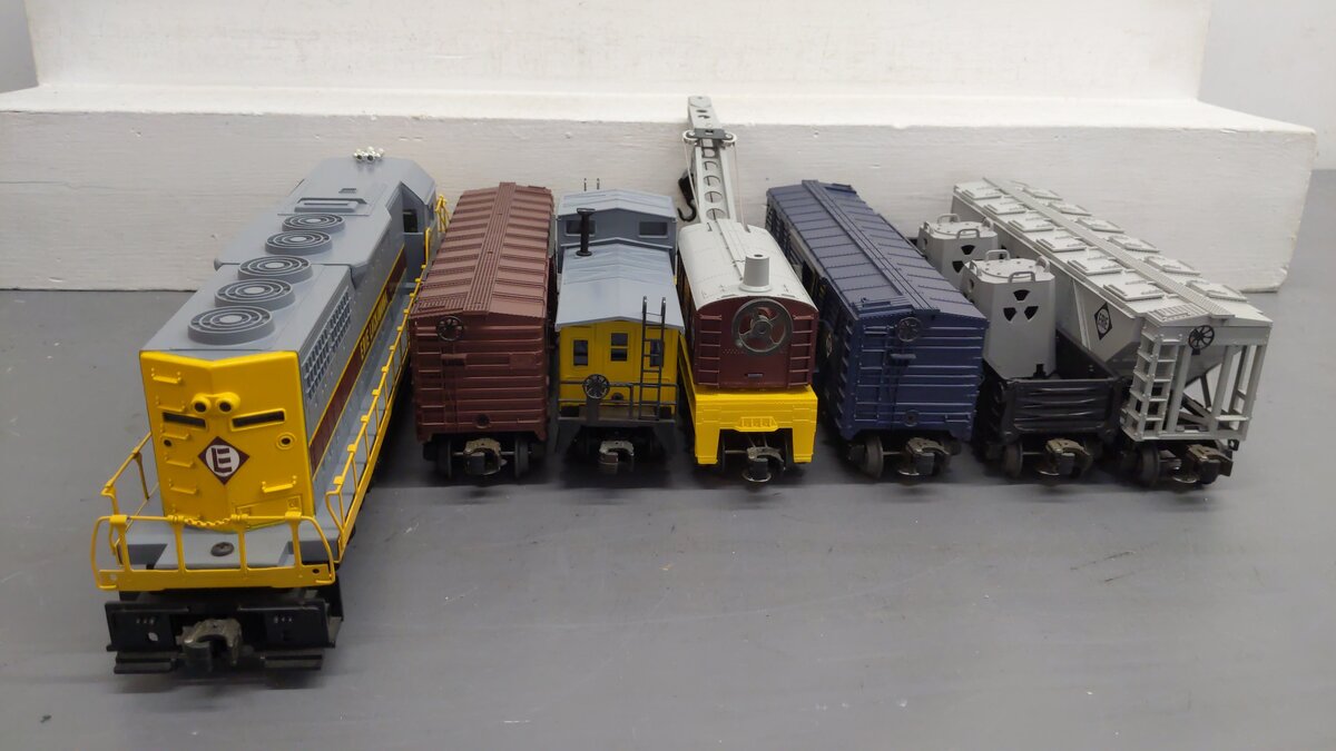 Lionel 6-1451 O Gauge Erie Lackawanna Limited Train Set EX/Box