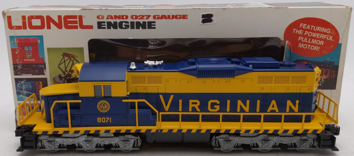 Lionel 6-8071 O Gauge Virginian SD-18 Diesel Locomotive EX/Box