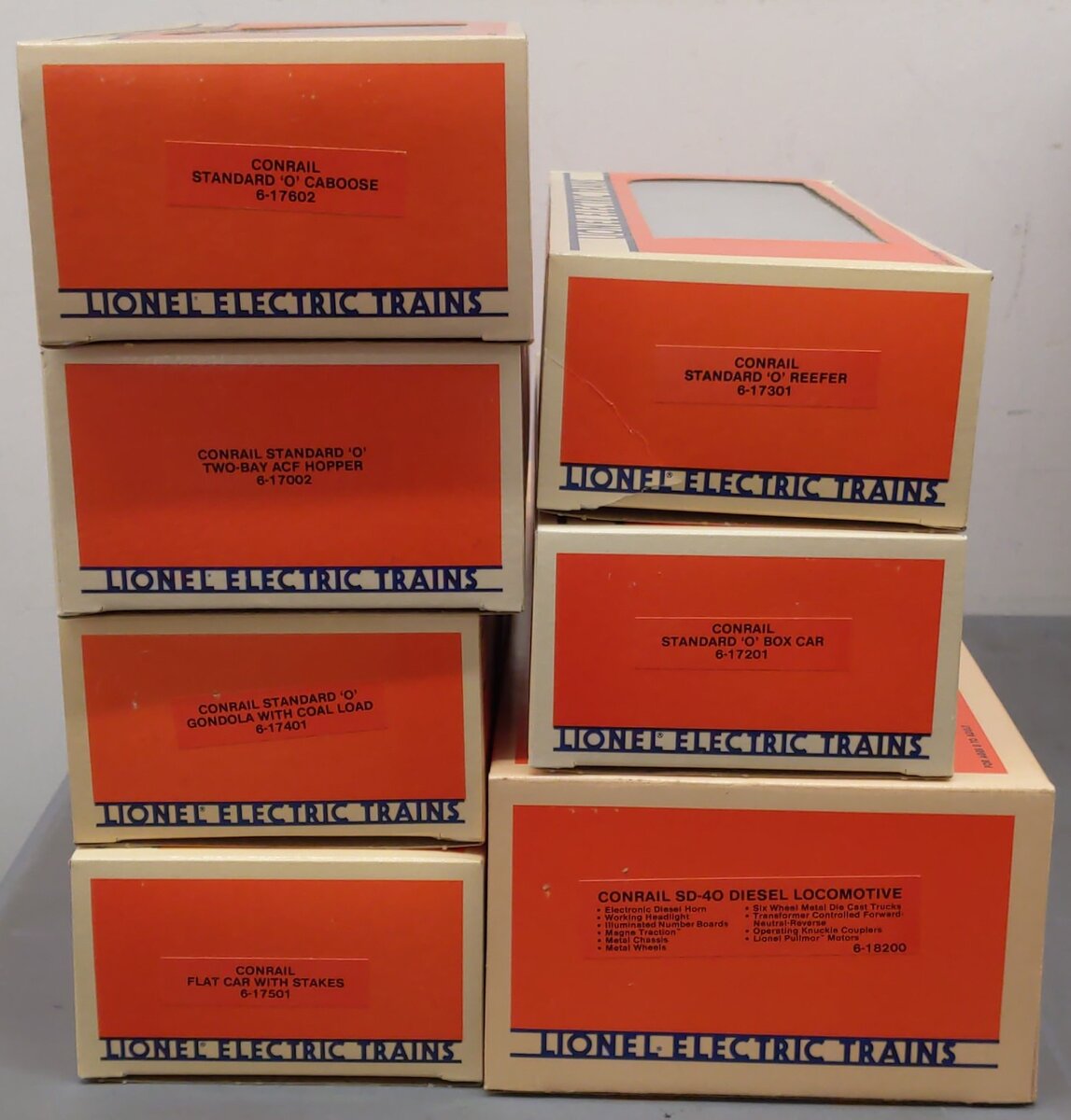 Lionel 6-11700 O Gauge Limited Edition Conrail Diesel Train Set EX/Box