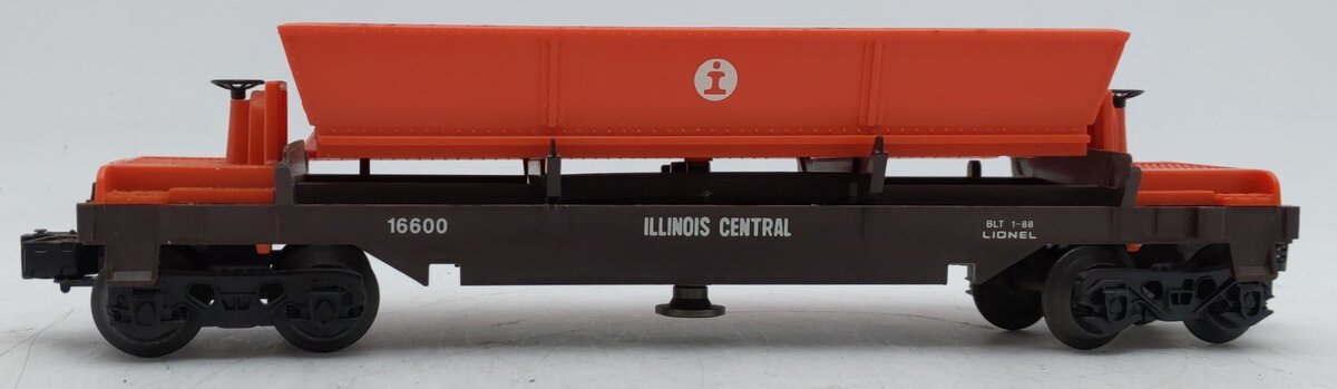 Lionel 6-16600 O Gauge Illinois Central Coal Dump Car #16600 EX