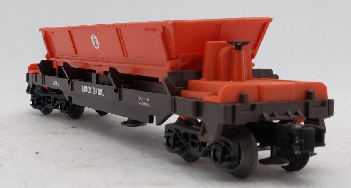 Lionel 6-16600 O Gauge Illinois Central Coal Dump Car #16600 EX