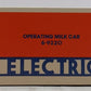 Lionel 6-9220 O Gauge Borden Operating Milk Car #9220 with Platform EX/Box