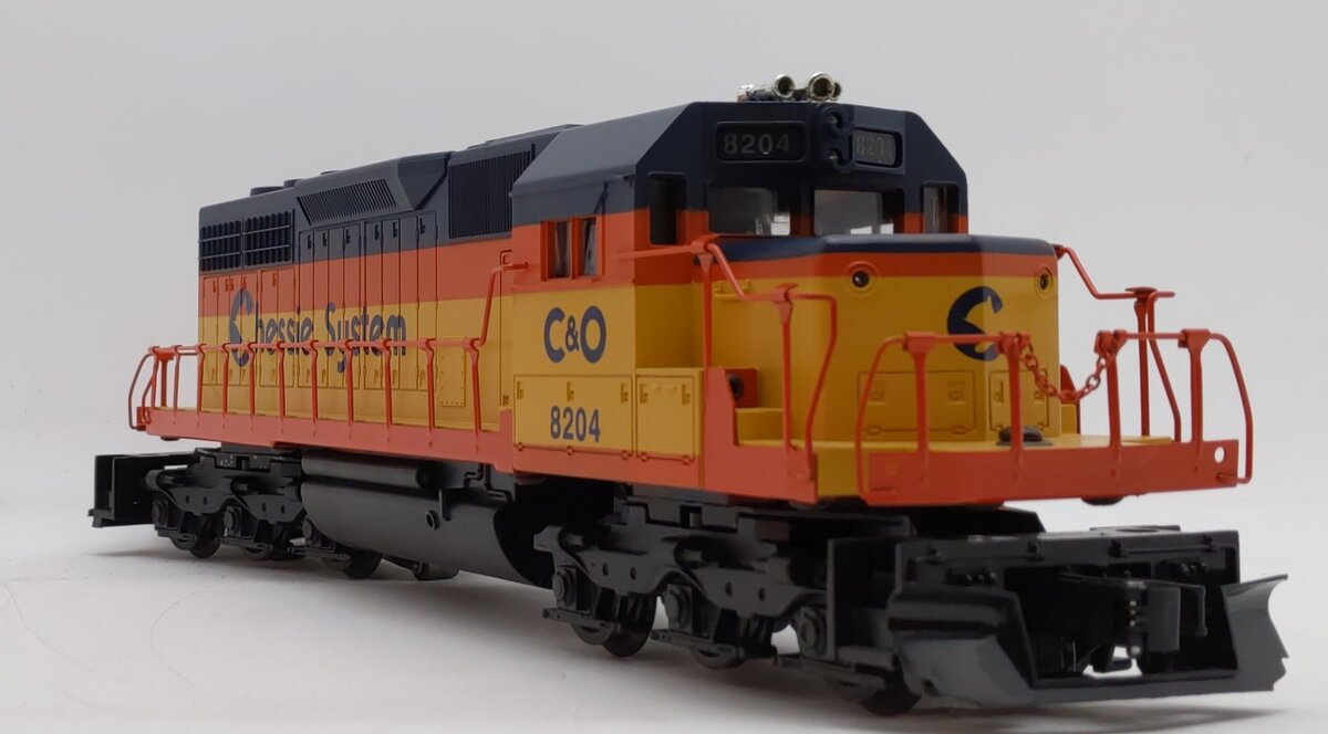 Lionel 6-18204 O Gauge Chessie System SD40 Non-Powered Diesel Locomotive #8204 LN/Box