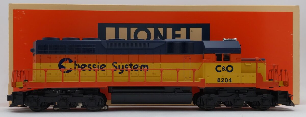 Lionel 6-18204 O Gauge Chessie System SD40 Non-Powered Diesel Locomotive #8204 LN/Box