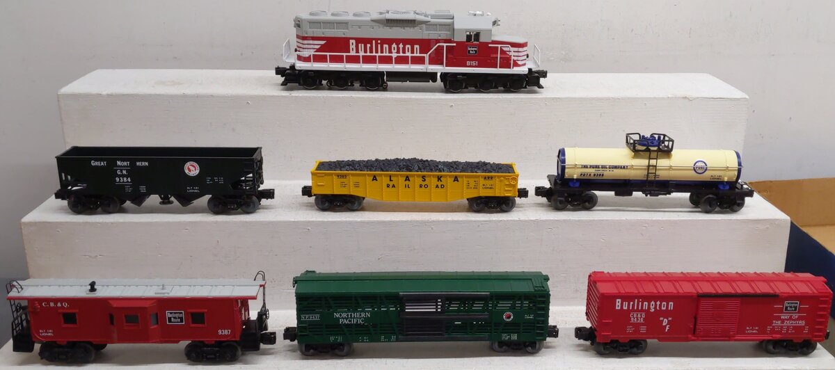 Lionel 6-1160 O Gauge Great Lakes Limited Diesel Locomotive & Freight Set EX/Box