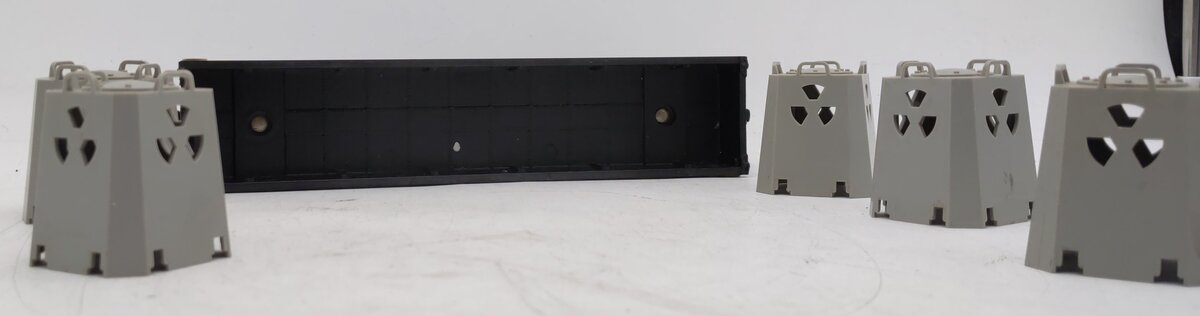 Lionel 6-9379 O Gauge AT&SF Gondola W/ Radioactive Canister Load EX