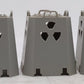 Lionel 6-9379 O Gauge AT&SF Gondola W/ Radioactive Canister Load EX