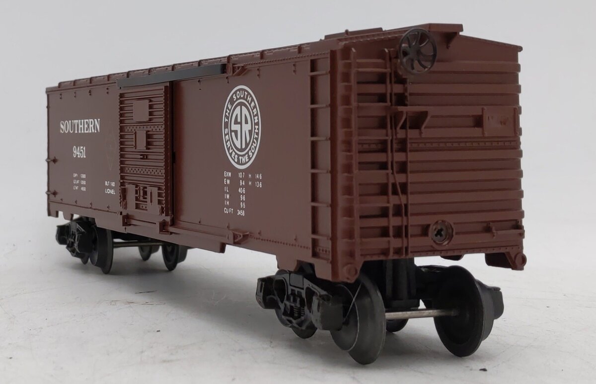 Lionel 6-9451 O Gauge Southern Railway "Famous American Railroad" Boxcar #9451 LN