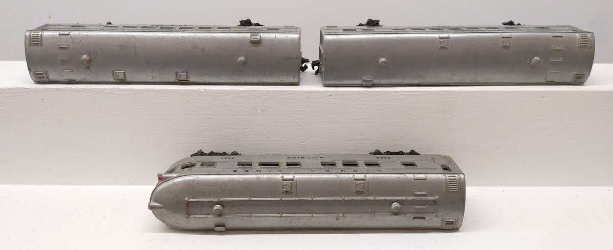 Lionel 2421S Vintage O Lionel Lines 2421, 2422, 2423 Passenger Cars: (Set of 3) VG