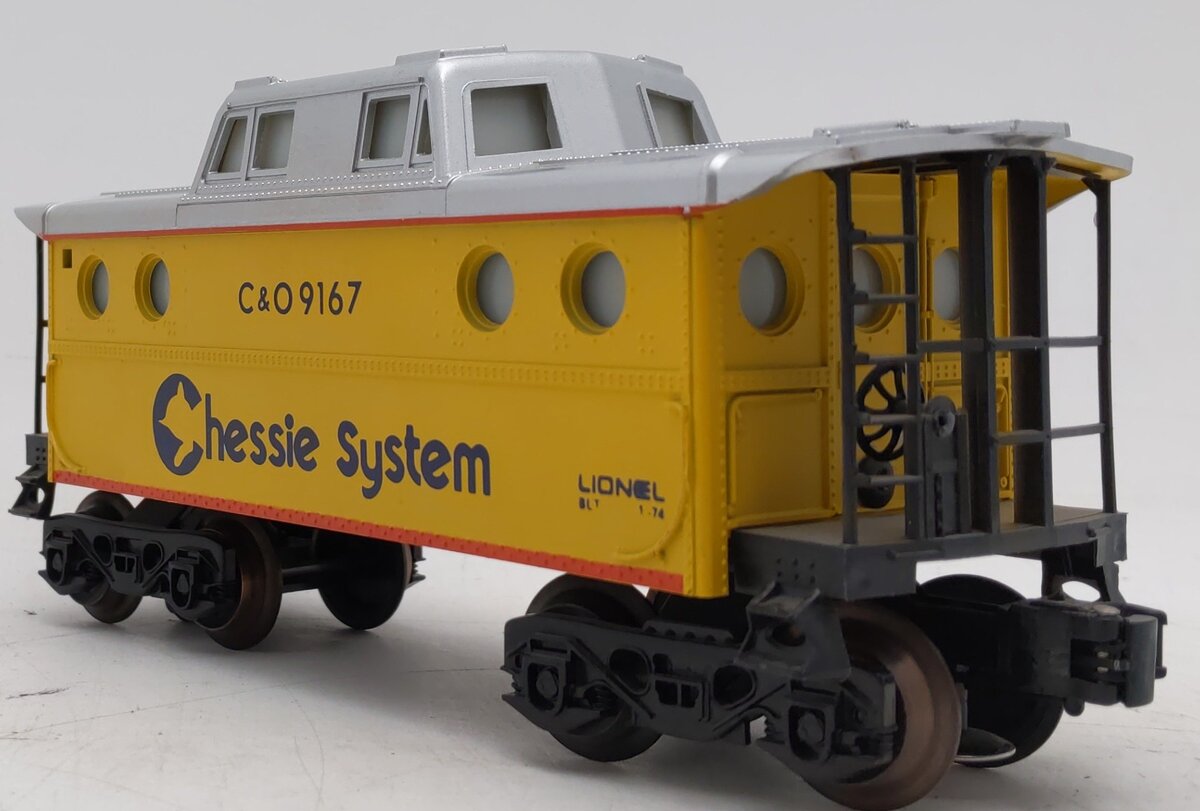 Lionel 6-9167 O-Gauge Chessie System N5C Illuminated Caboose #9167 EX