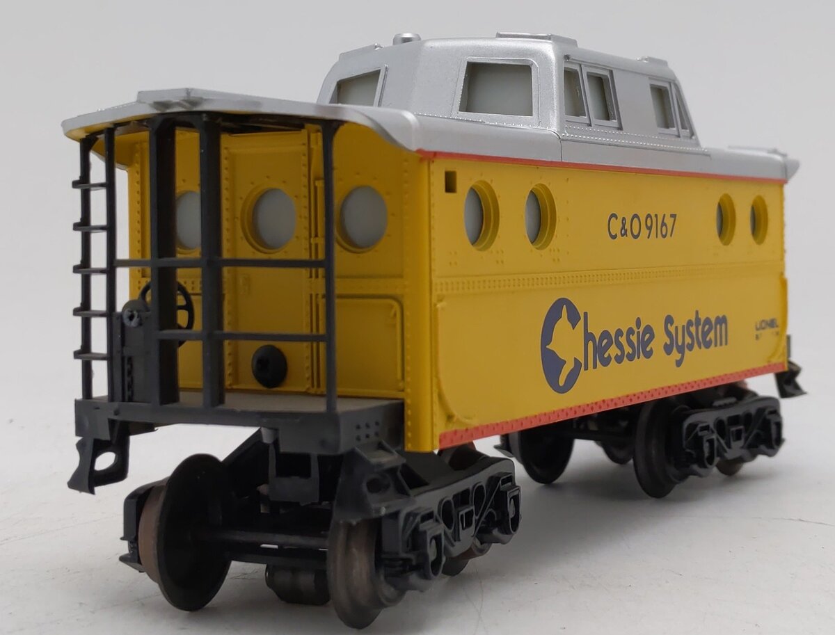 Lionel 6-9167 O-Gauge Chessie System N5C Illuminated Caboose #9167 EX
