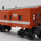 Lionel 6-9309 O Gauge TP & W Bay Window Lighted Caboose EX