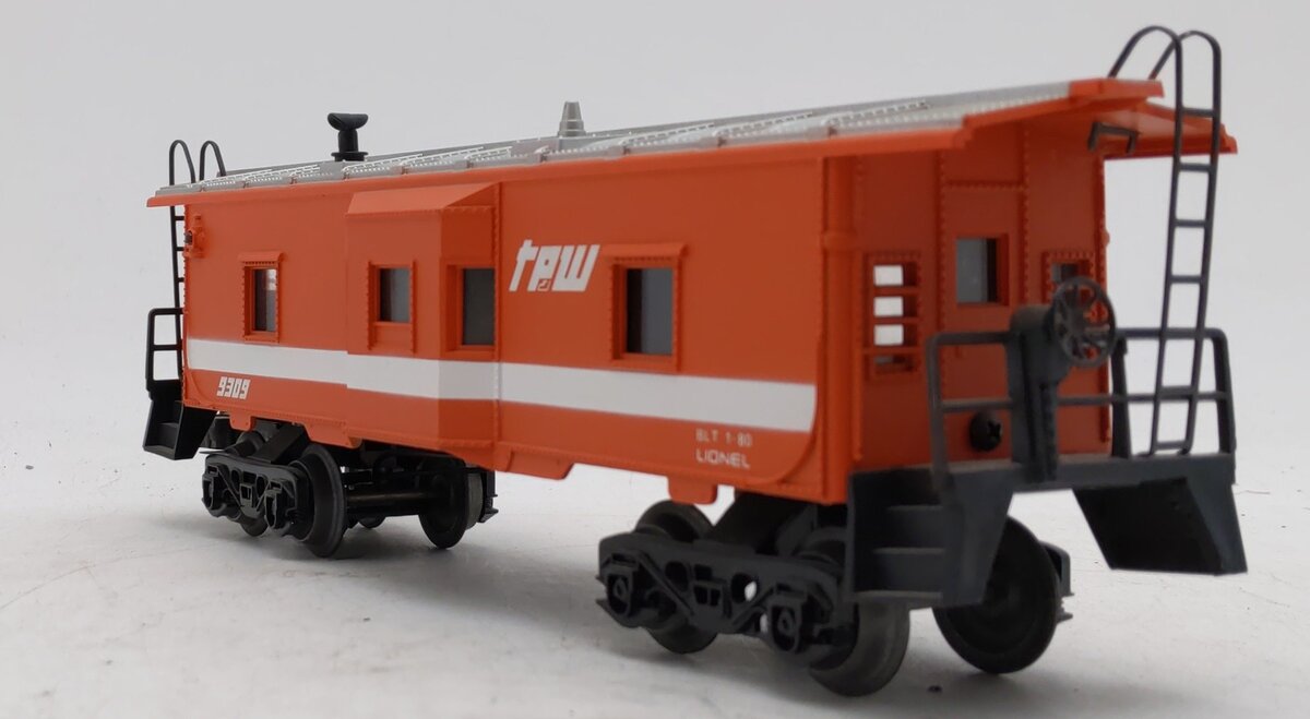 Lionel 6-9309 O Gauge TP & W Bay Window Lighted Caboose EX