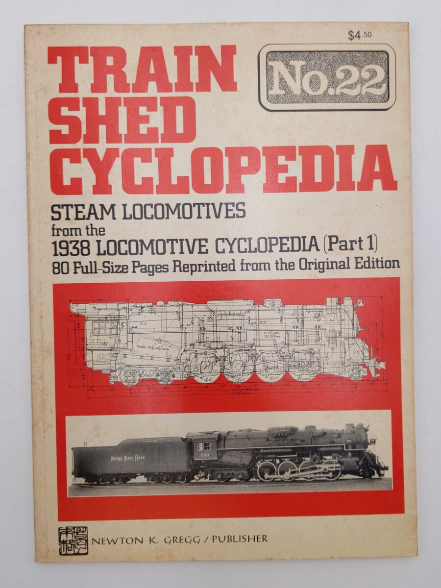 Train Shed Cyclopedia No.22 Paperback Book By Newton K. Gregg VG